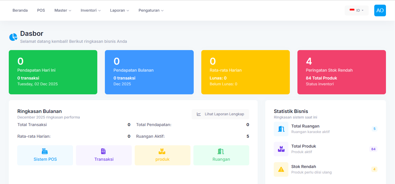 Karaoke Dashboard